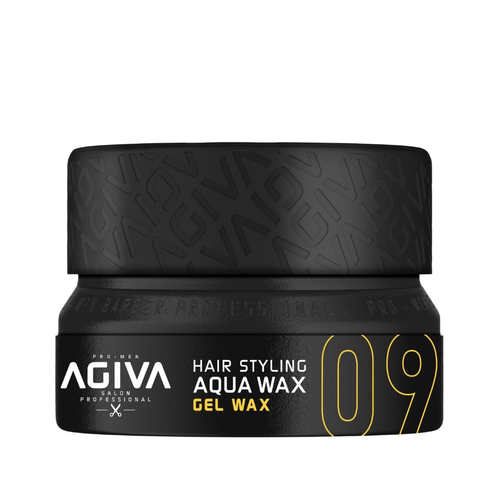 AGIVA Hair Wax 09 BLACK Aqua Gel 155mL