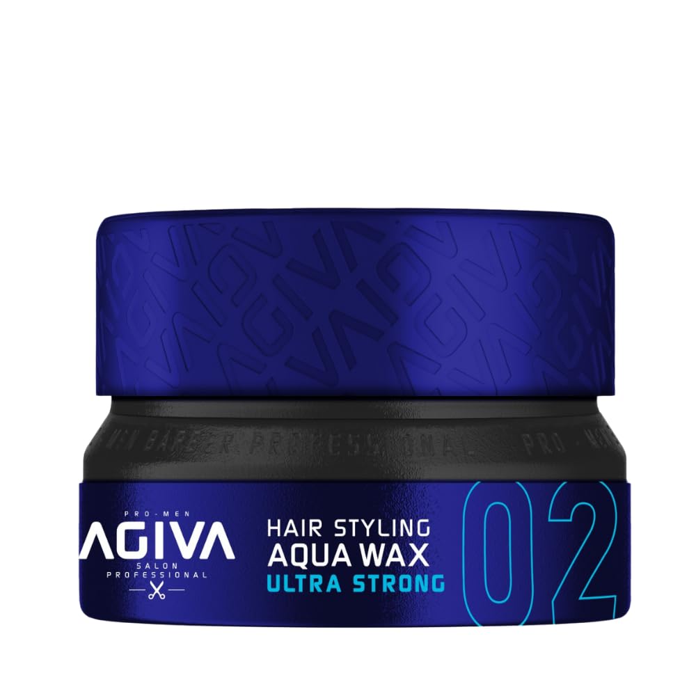 AGIVA Hair Wax 02 NAVY BLUE Aqua Wax Ultra Strong 155mL