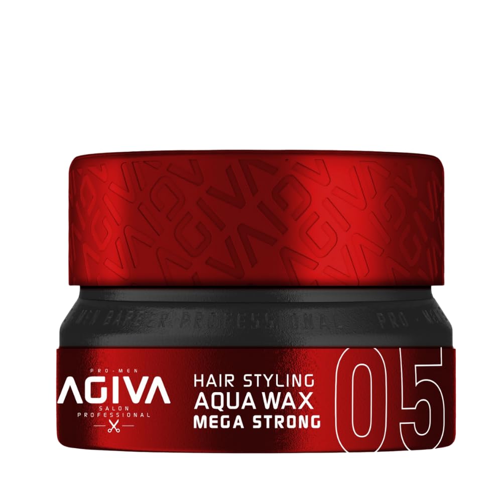 AGIVA Hair Wax 05 RED Aqua Wax Mega Strong 155mL
