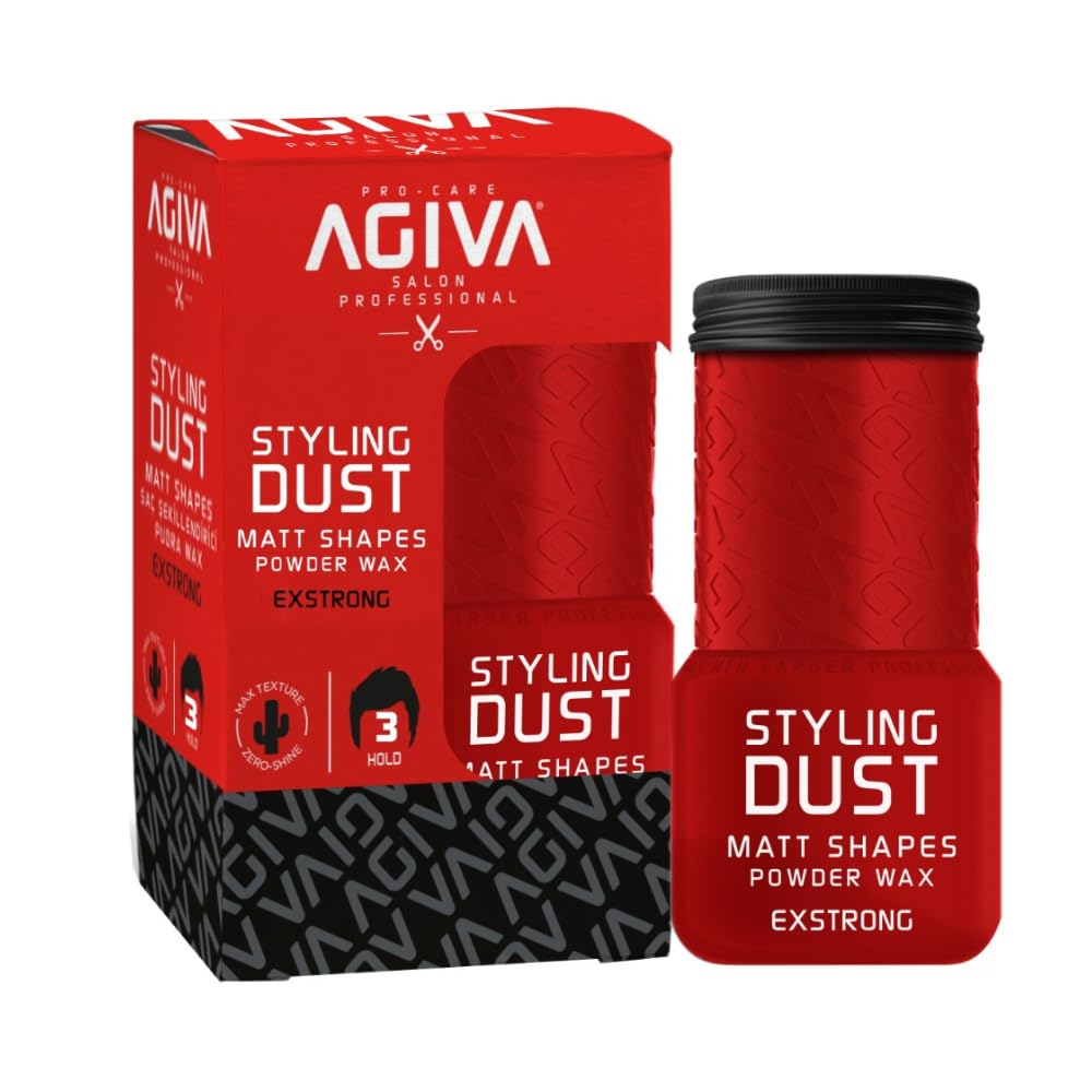 AGIVA Hair Styling Powder Wax Blue # 1 Flexible 0.71oz
