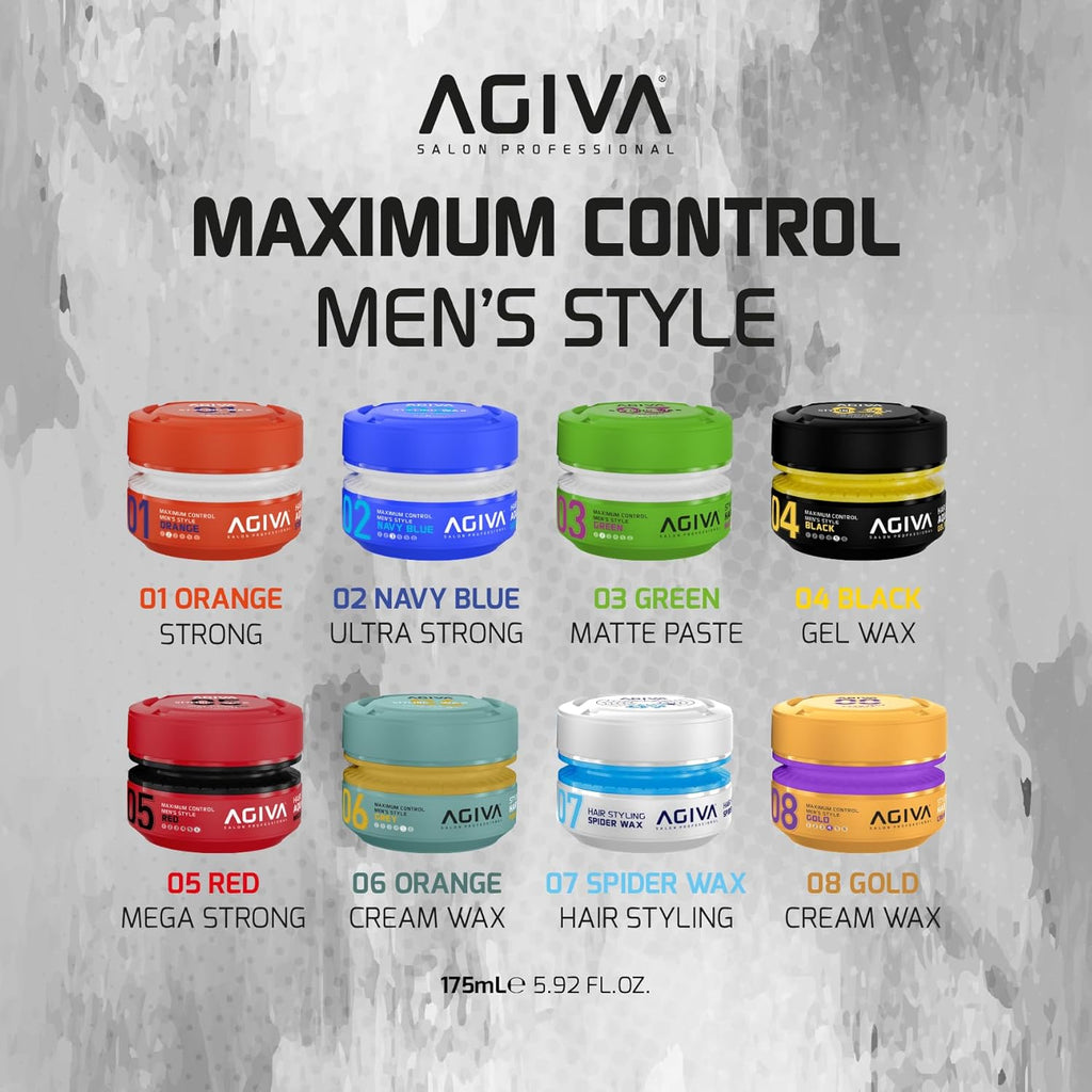 AGIVA 01 ORANGE - AQUA STRONG WAX 175mL