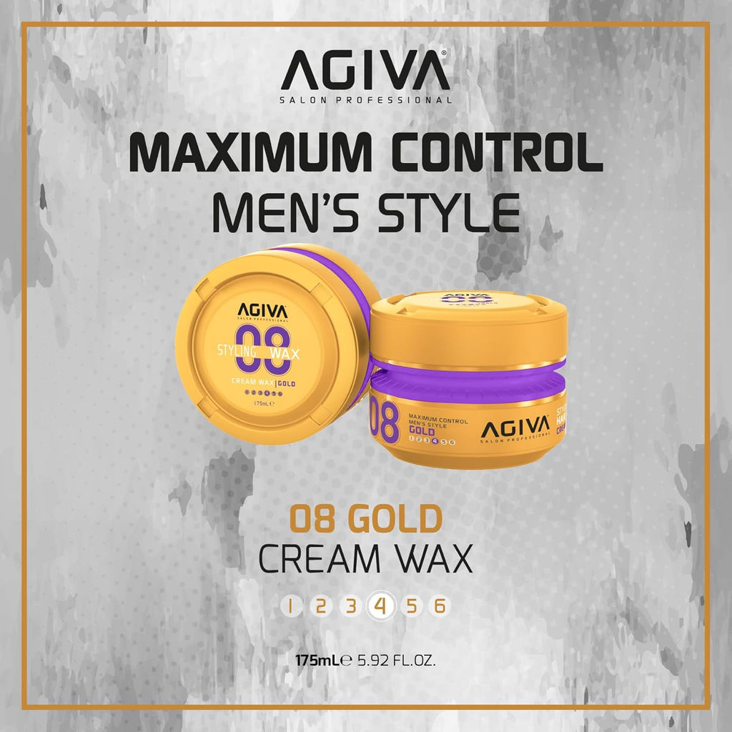 AGIVA 08 GOLD – CREAM WAX 175ml
