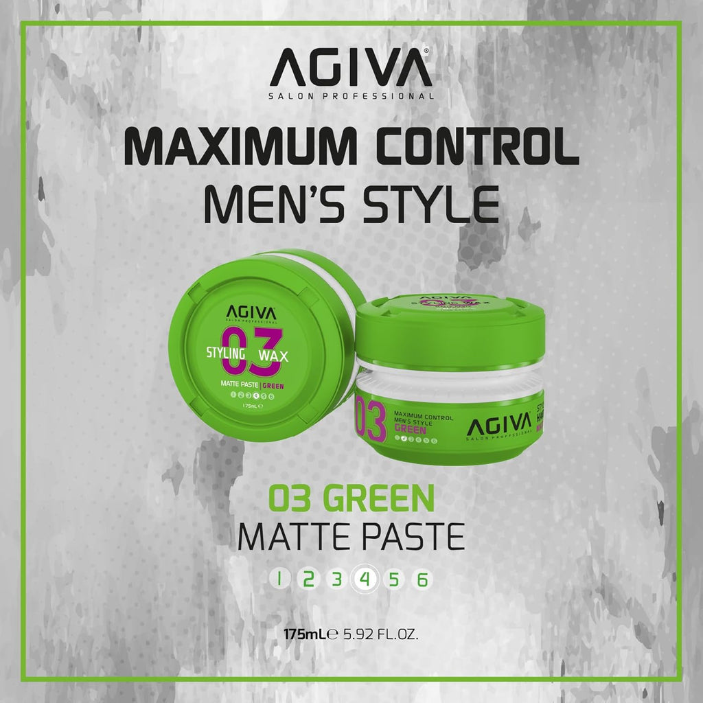 AGIVA 03 GREEN – STYLING MATTE PASTE 175mL