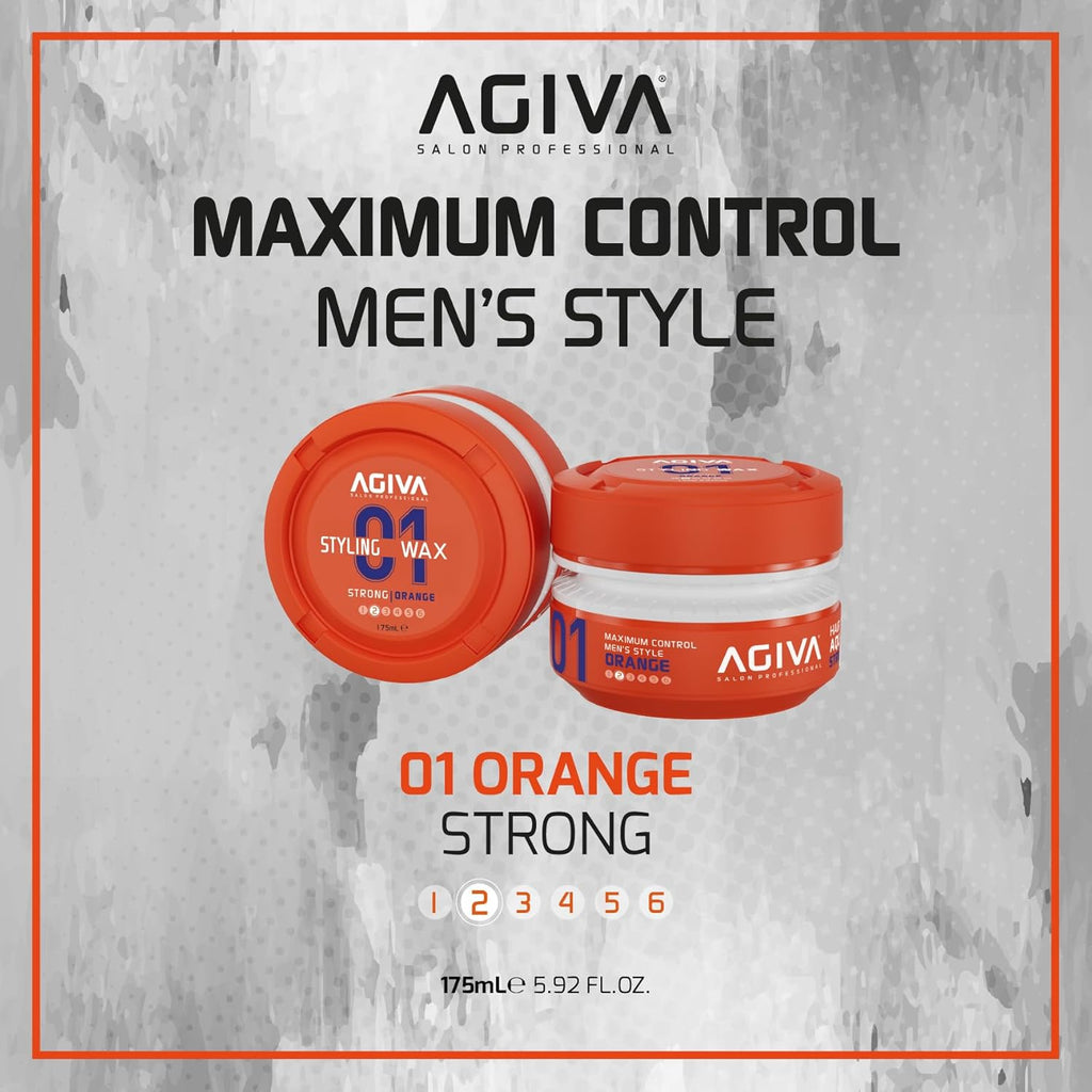 AGIVA 01 ORANGE - AQUA STRONG WAX 175mL