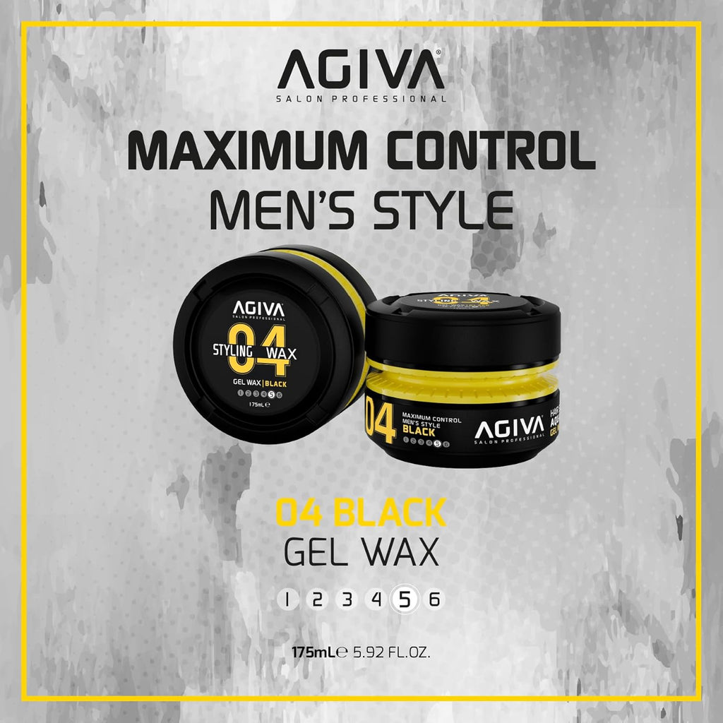 AGIVA 04 BLACK – GEL WAX 175mL