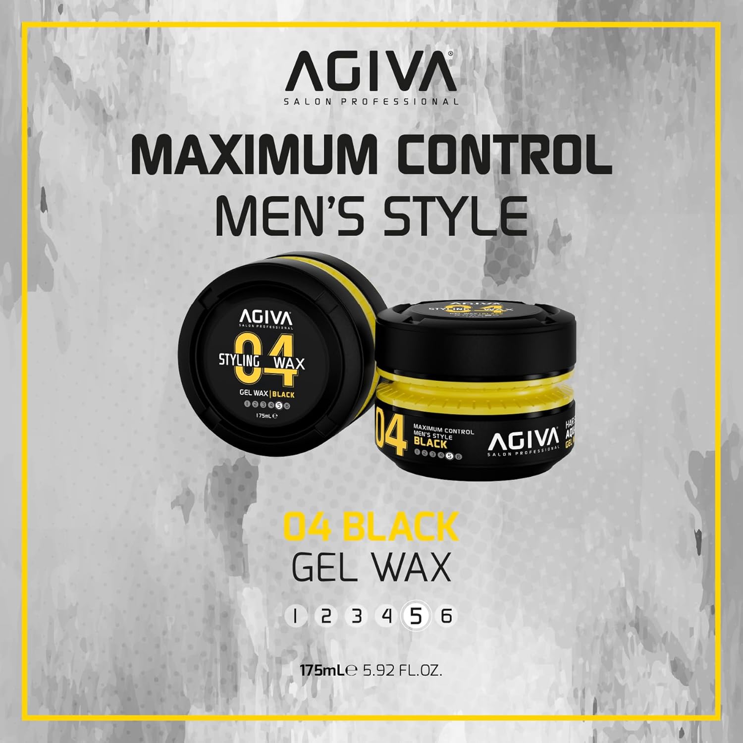 AGIVA 04 BLACK – GEL WAX 175mL