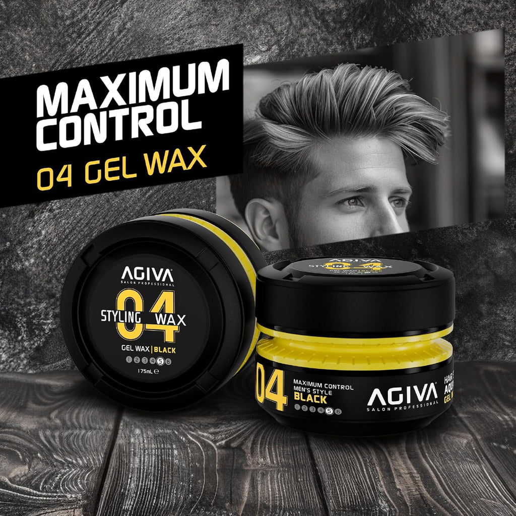 AGIVA 04 BLACK – GEL WAX 175mL