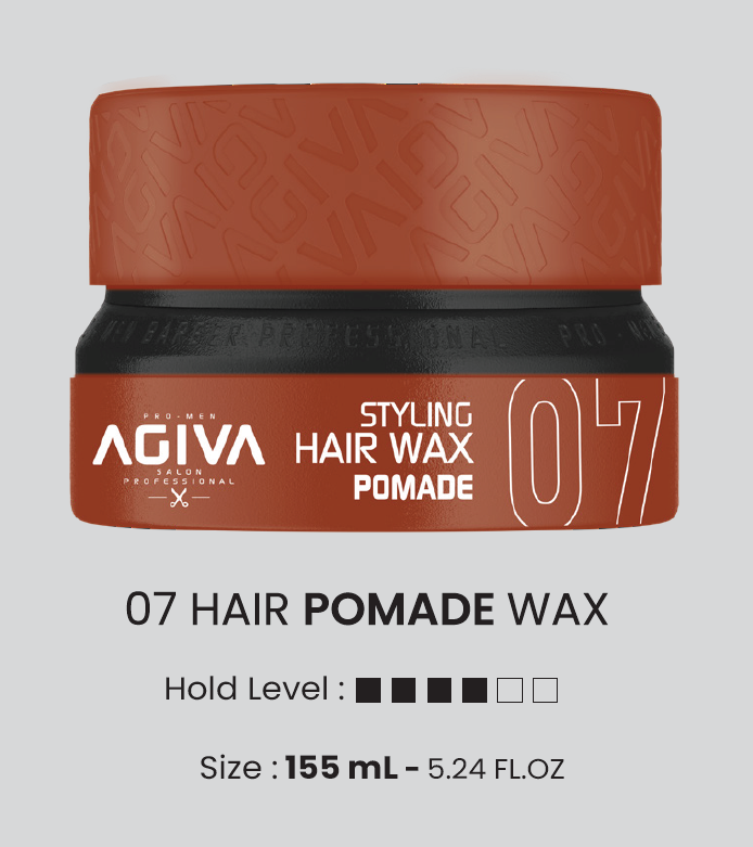 AGIVA Hair Wax 07 BROWN Hair Wax Pomade 155mL