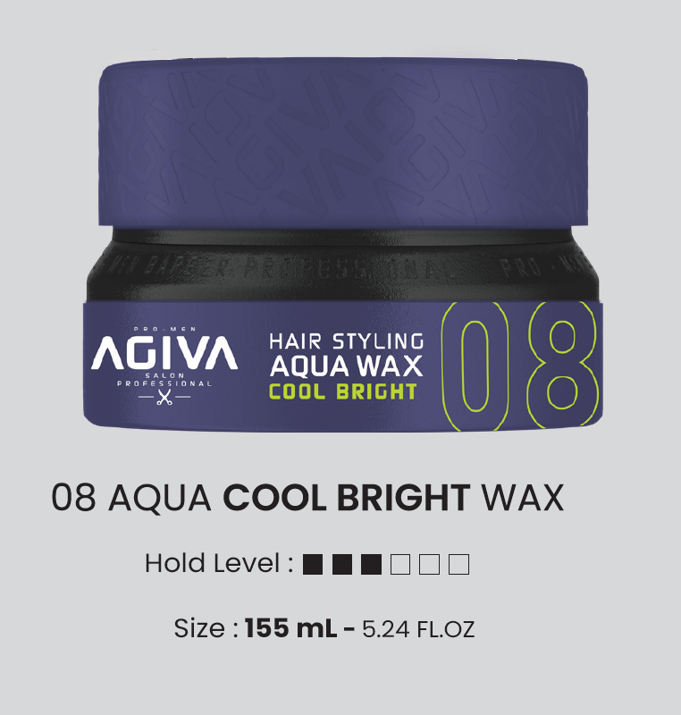 AGIVA Hair Wax 08 PURPLE Aqua Wax Cool Bright 155mL