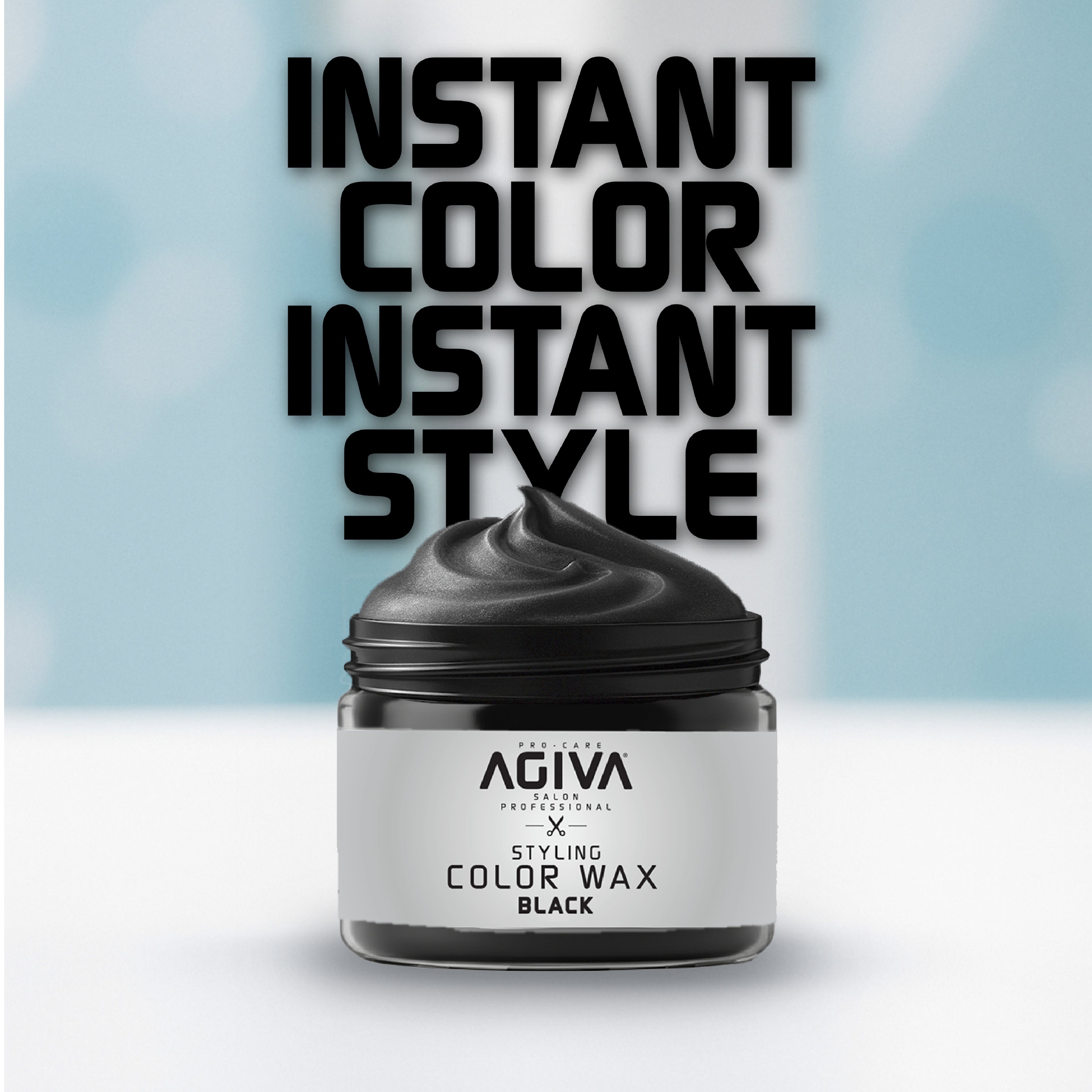 AGIVA COLOUR WAX BLACK - 120ml